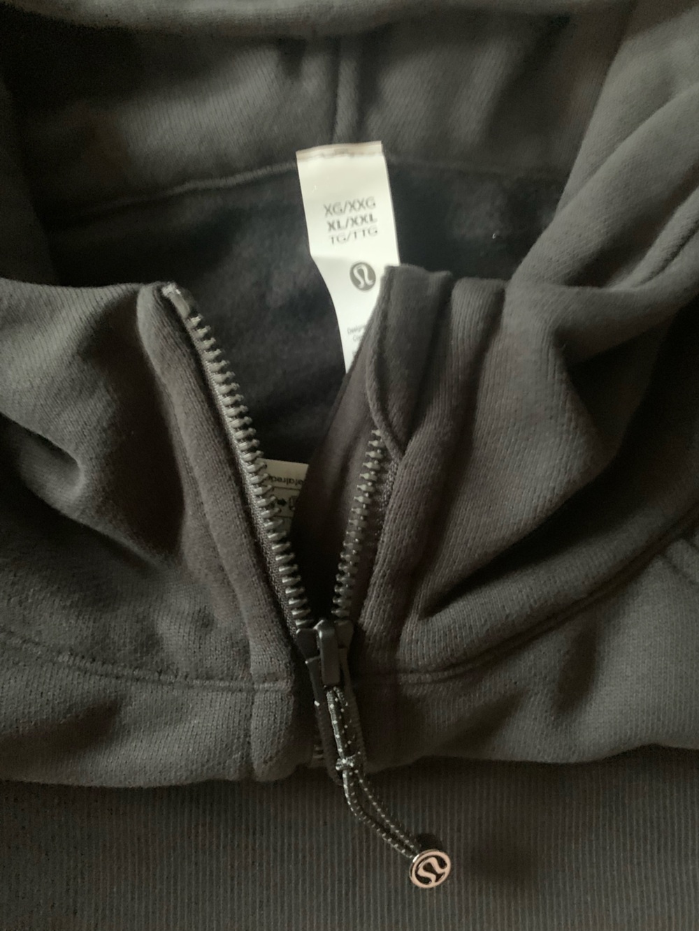 lululemon Women’s Black Half-Zip Pittsburgh Steelers Hoodie - SIZE XL/XXL - Picture 5 of 5
